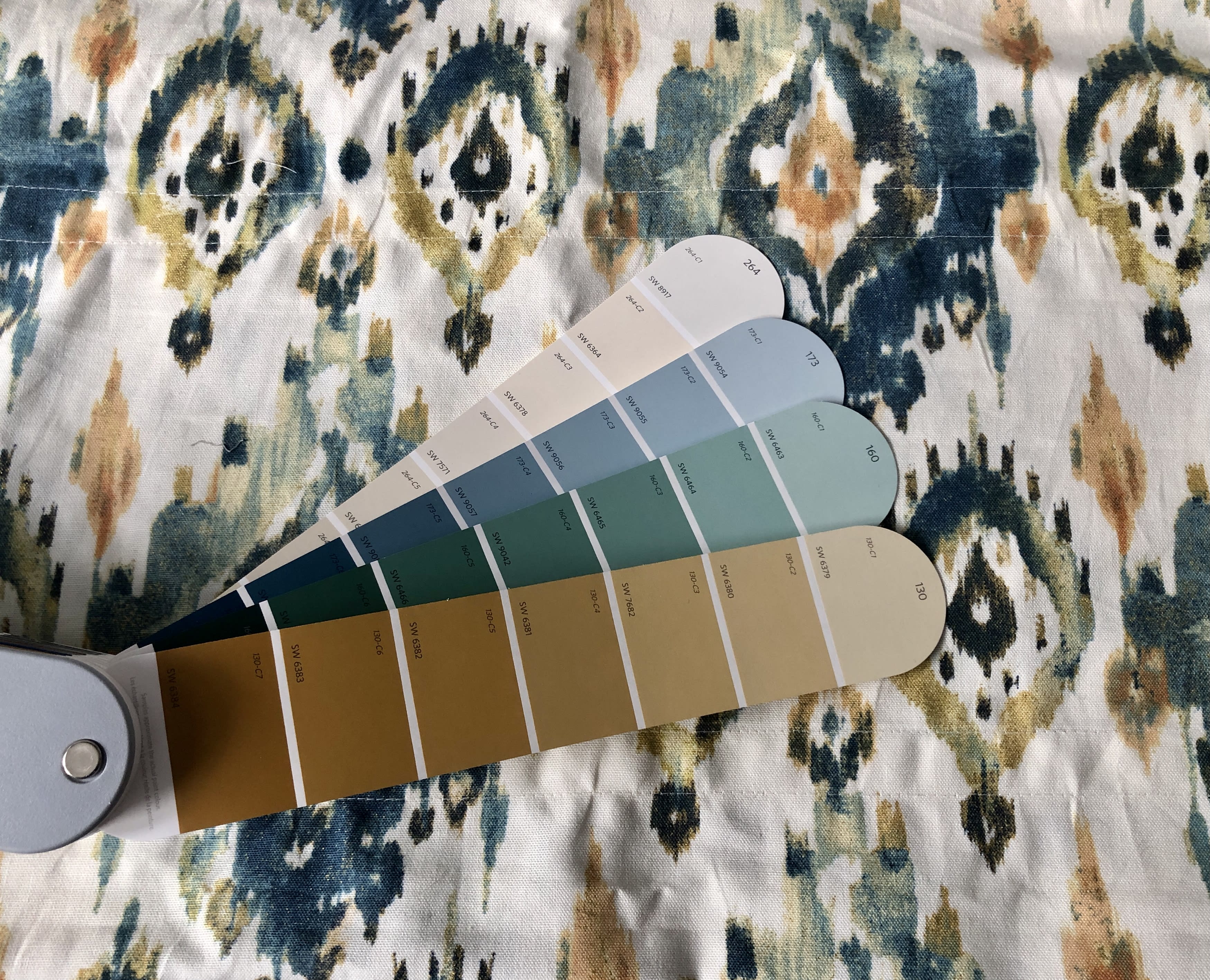 Fabric and Colour Swatches